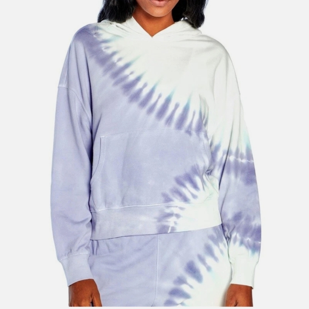NWT Wildfox Purple Tie Dye Hoodie Sweatshirt